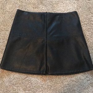 Leather Mini Skirt